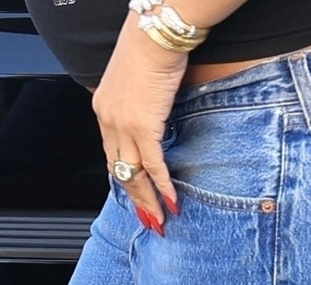 Rihanna and A$AP Rocky engagement ring