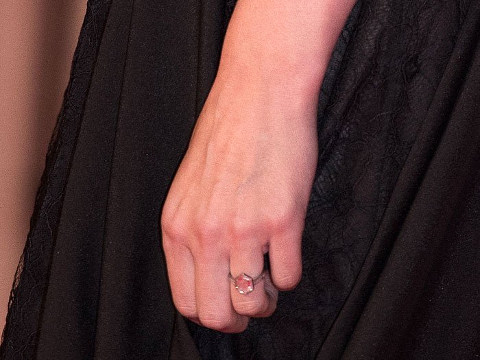 Rooney Mara and Joaquin Phoenix engagement ring