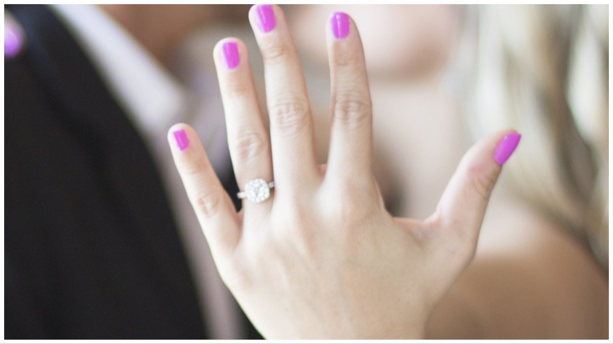 Tish Cyrus and Dominic Purcell engagement ring