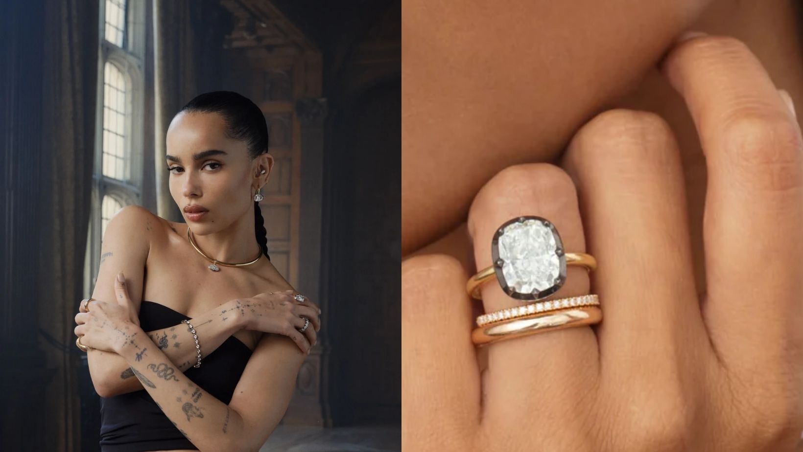 Zoë Kravitz and Channing Tatum engagement ring