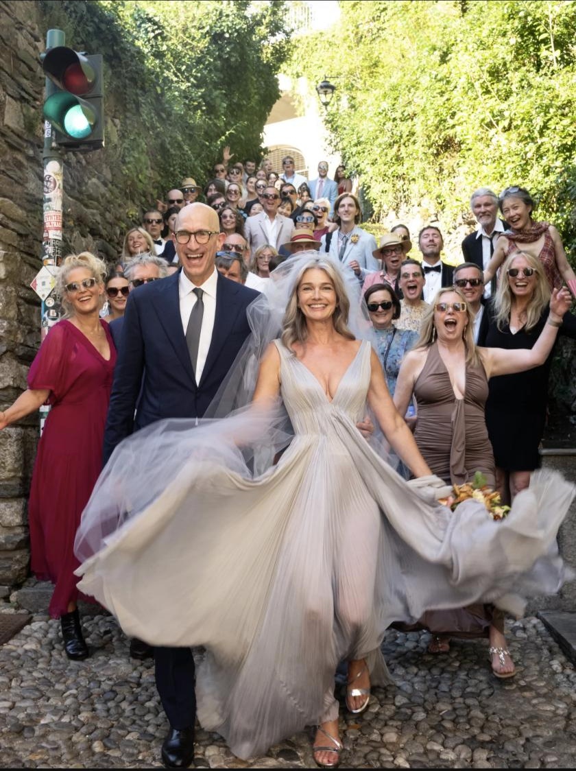 Paulina Porizkova and Jeff Greenstein wedding