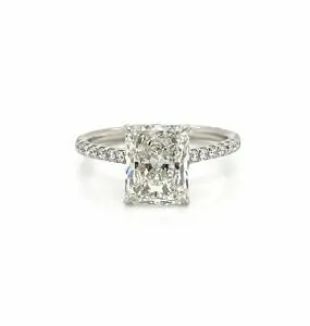 Radiant-Cut Diamond Engagement Ring Custom Engagement Rings 2