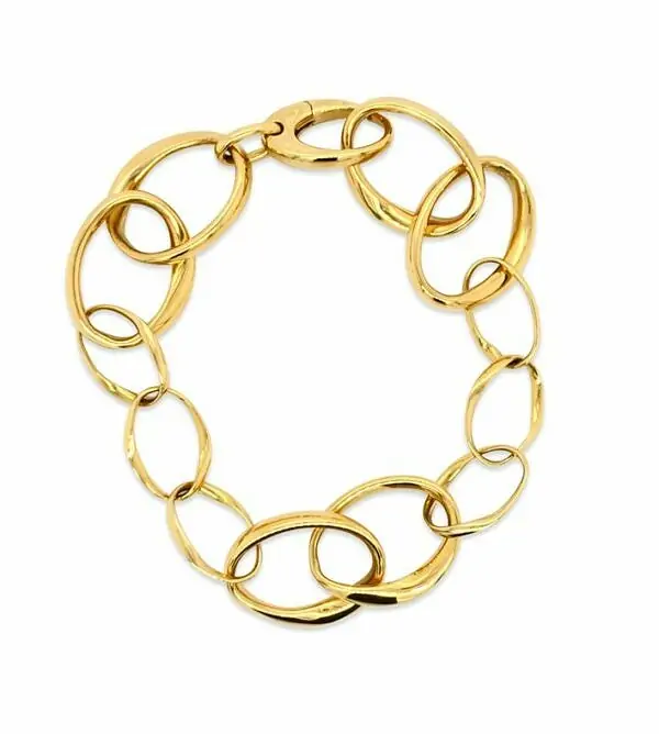 18k Yellow Gold Link Bracelet Bracelets 2