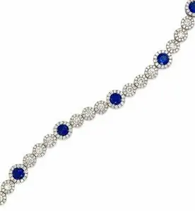 Sapphire and Diamond Bracelet Bracelets