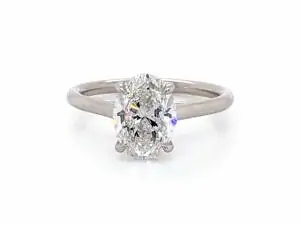 Oval Solitaire Engagement Ring Custom Engagement Rings 2